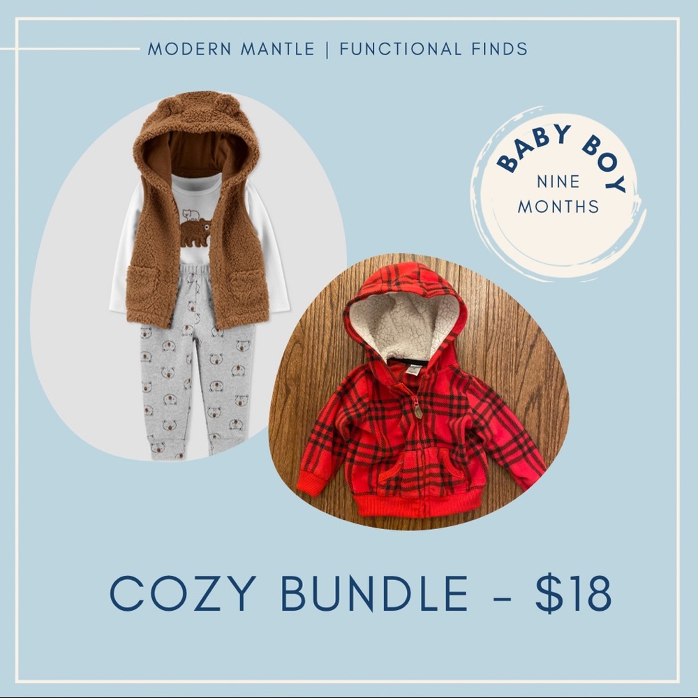 ‼️OFFERS WELCOME ‼️Carter’s Baby Boy Bundle 9 Mon